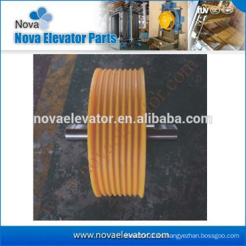 Polea de la rueda del elevador / polea de la rueda del elevador (Yellow MC Nylon)